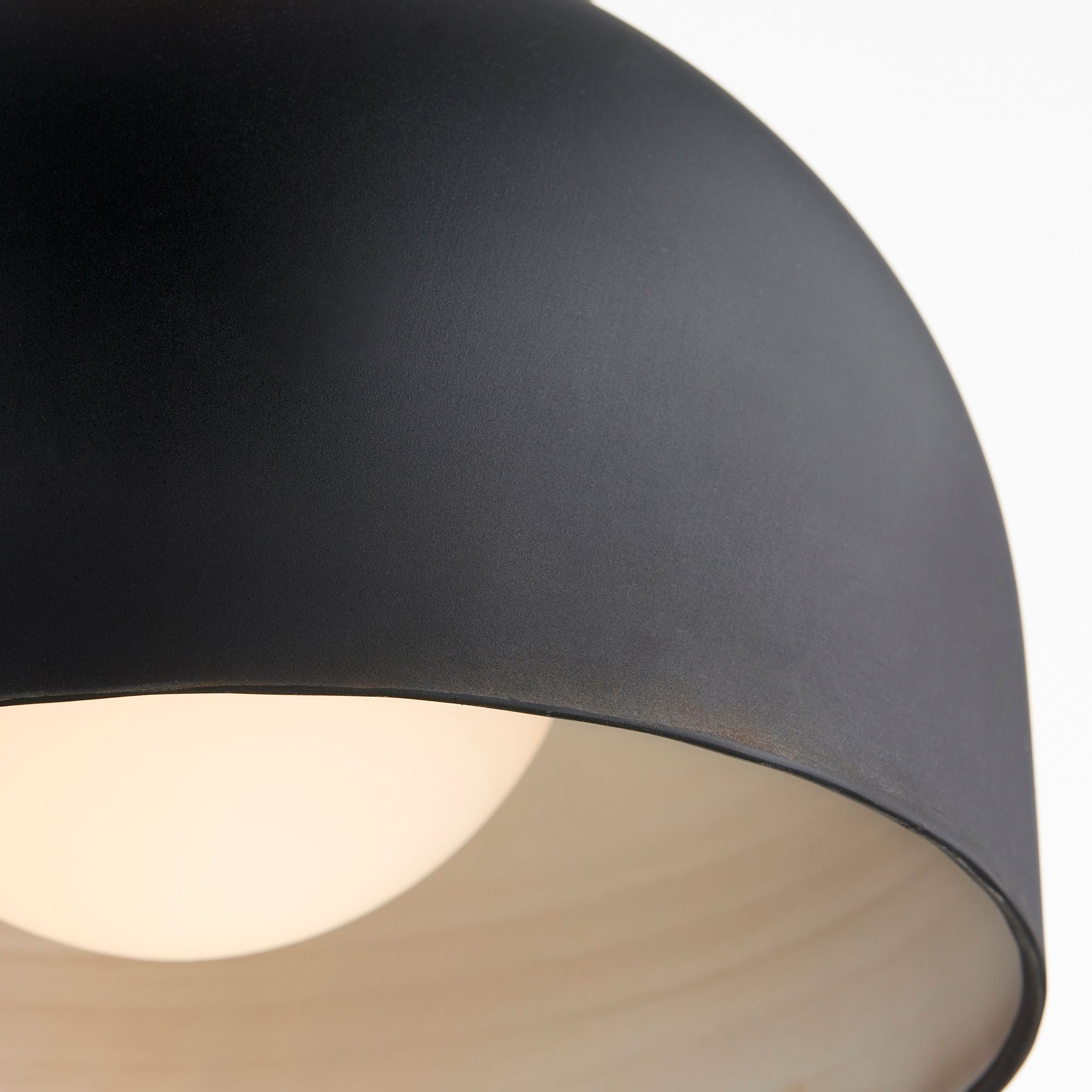 Image 2 Quorum International Dome 11" Textured Black Ceiling Mount more views