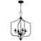 Quorum International Dublin 21" 4LT Textured Black Pendant