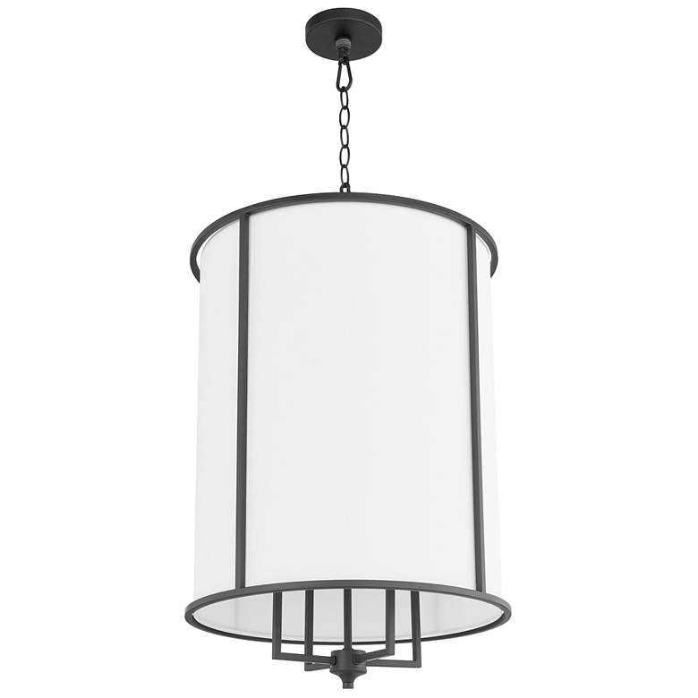 Image 1 Quorum International Eldorado 18" Matte Black Entry Pendant