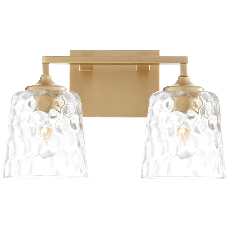 Image 1 Quorum International Eldorado 2LT Aged Brass Vanity Light