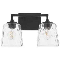 Quorum International Eldorado 2LT Matte Black Vanity Light