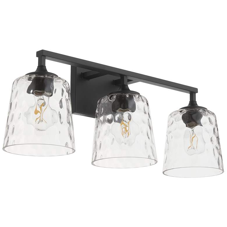 Image 1 Quorum International Eldorado 2LT Matte Black Vanity Light