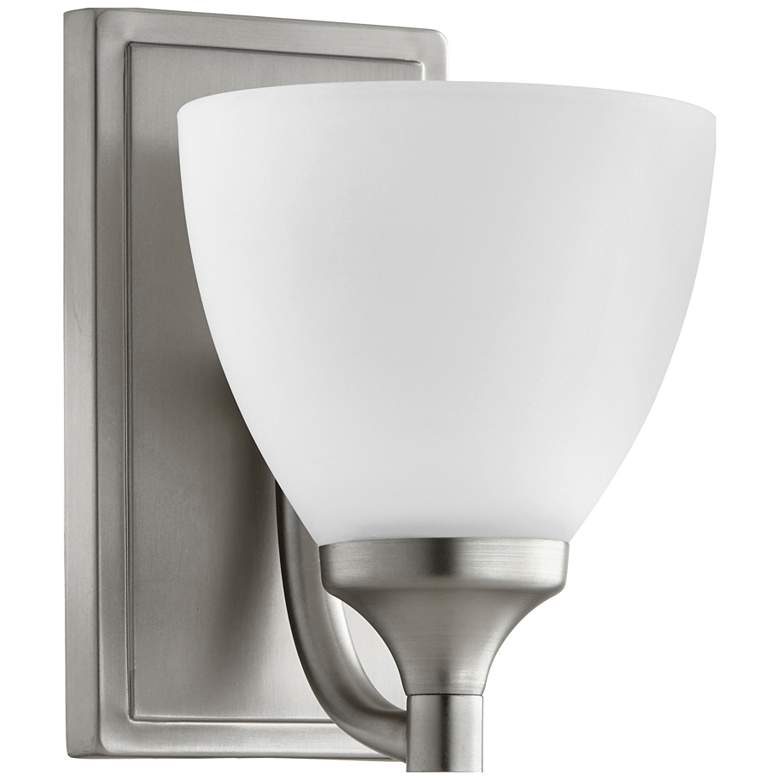 Image 1 Quorum International Enclave 1LT Satin Nickel Wall Mount