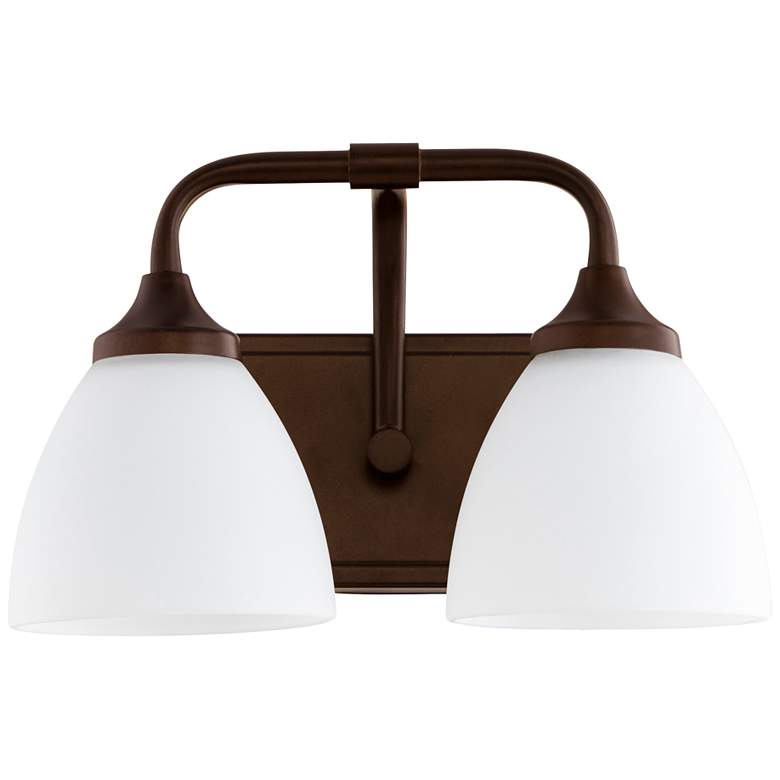 Image 1 Quorum International Enclave 2LT Oiled Bronze Vanity Light