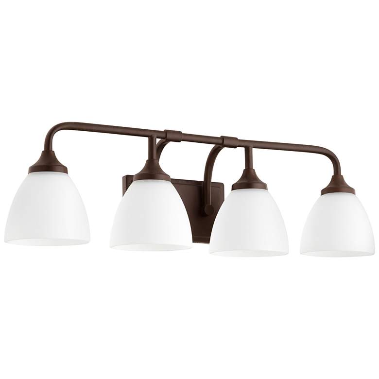 Image 1 Quorum International Enclave 4LT Oiled Bronze Vanity Light