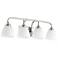 Quorum International Enclave 4LT Polished Nickel Vanity Light
