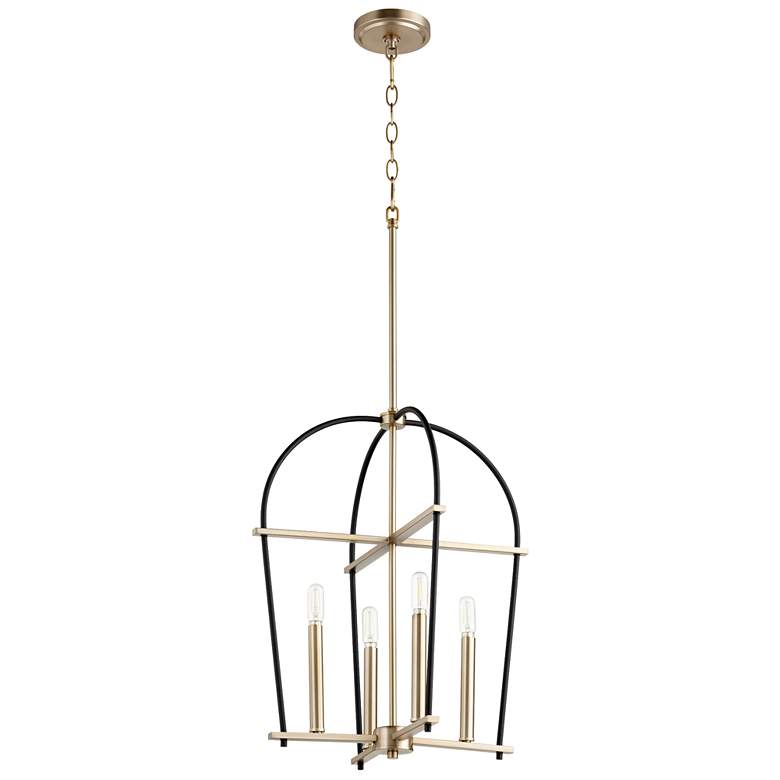Image 1 Quorum International Espy 4LT Black w AGB Entry Light - Medium