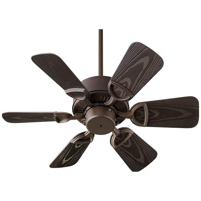 Image 1 Quorum International Estate 30" Oiled Bronze 6 Blade Patio Fan