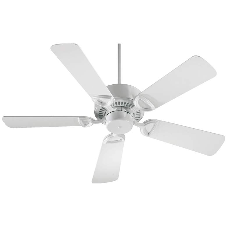 Image 1 Quorum International Estate 42" White Ceiling Fan