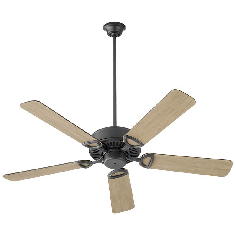 Image 1 Quorum International Estate 52" Matte Black Ceiling Fan