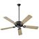 Quorum International Estate 52" Matte Black Ceiling Fan