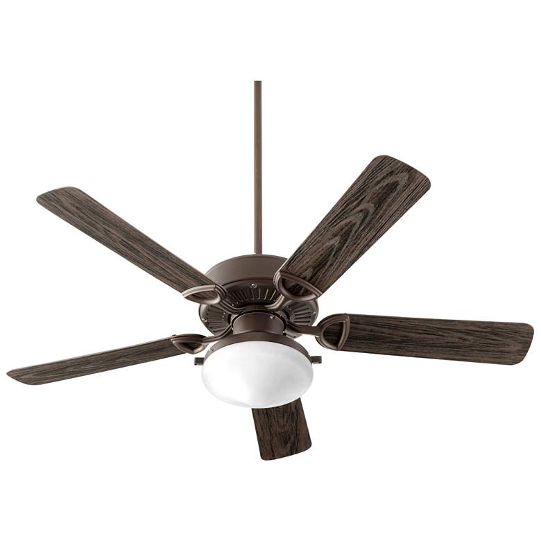 Image 1 Quorum International Estate Patio Oiled Bronze Uni-Pk Fan