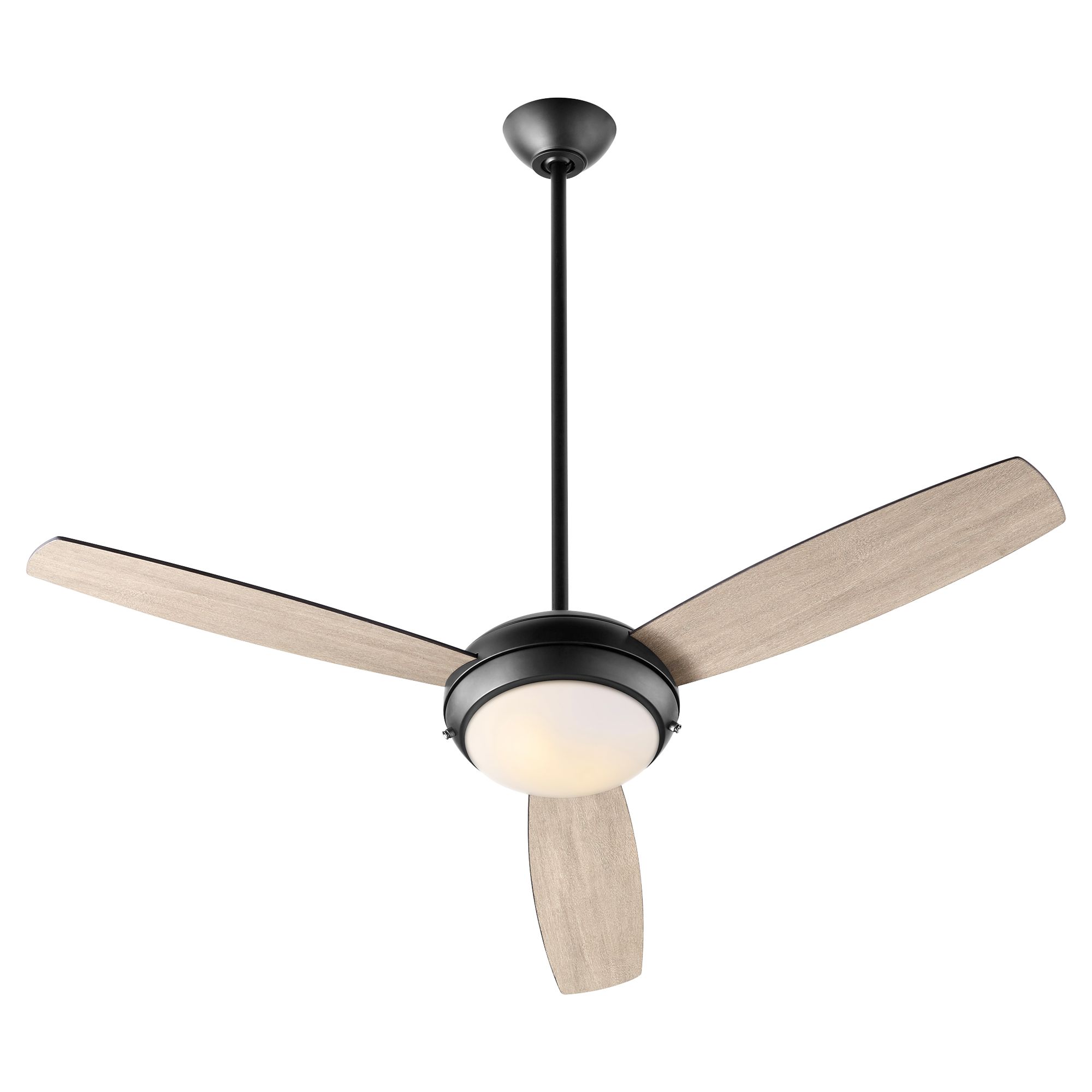 Image 2 Quorum International Expo 52" 3 Blade Matte Black LED Ceiling Fan more views