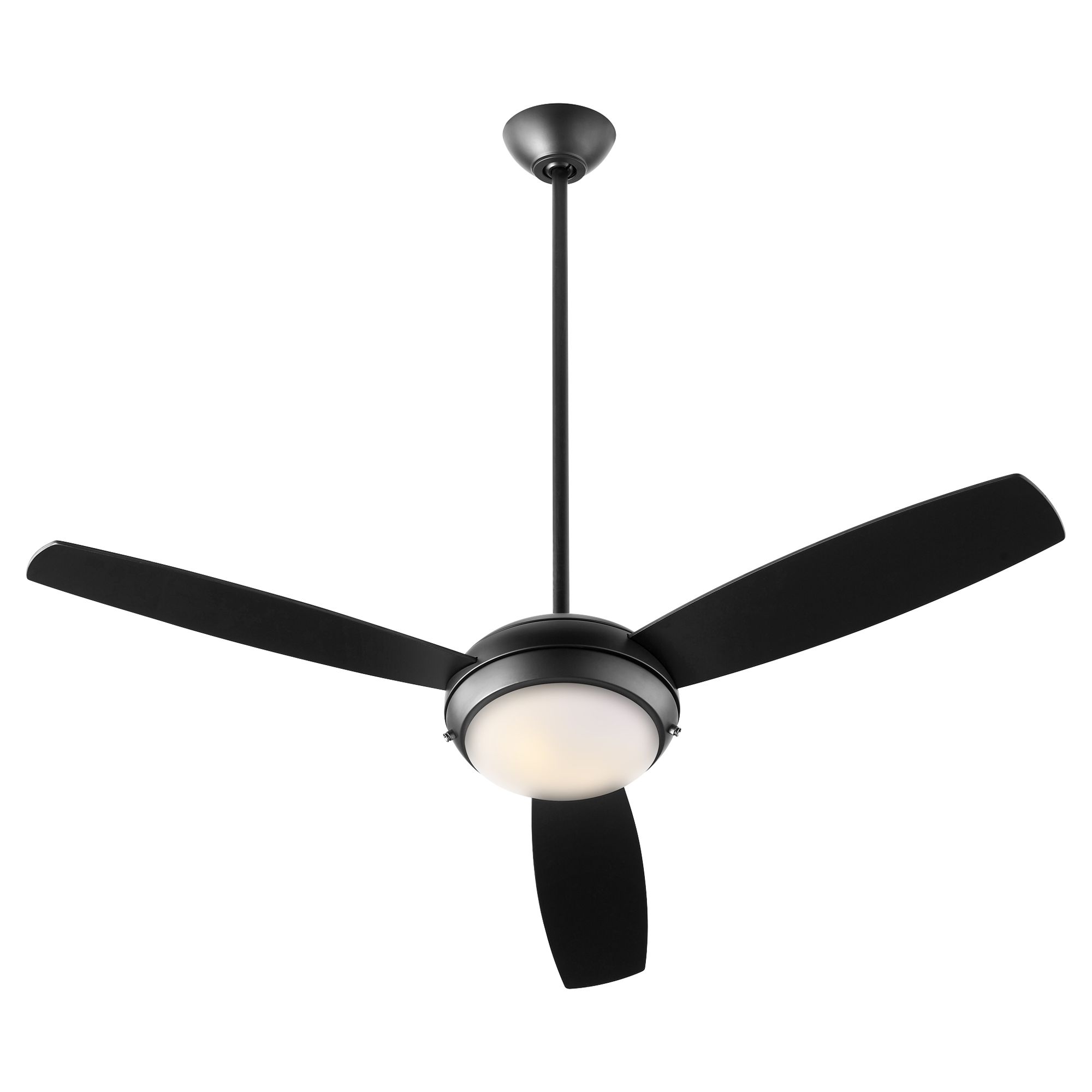 Image 4 Quorum International Expo 52" 3 Blade Matte Black LED Ceiling Fan more views