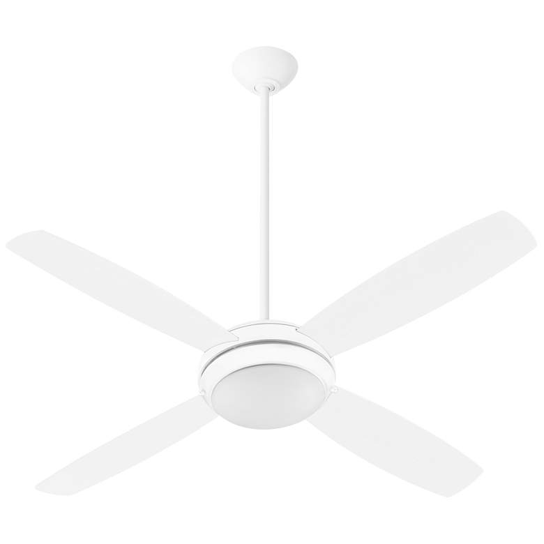 Image 1 Quorum International Expo 52" 4 Blade Studio White LED Ceiling Fan