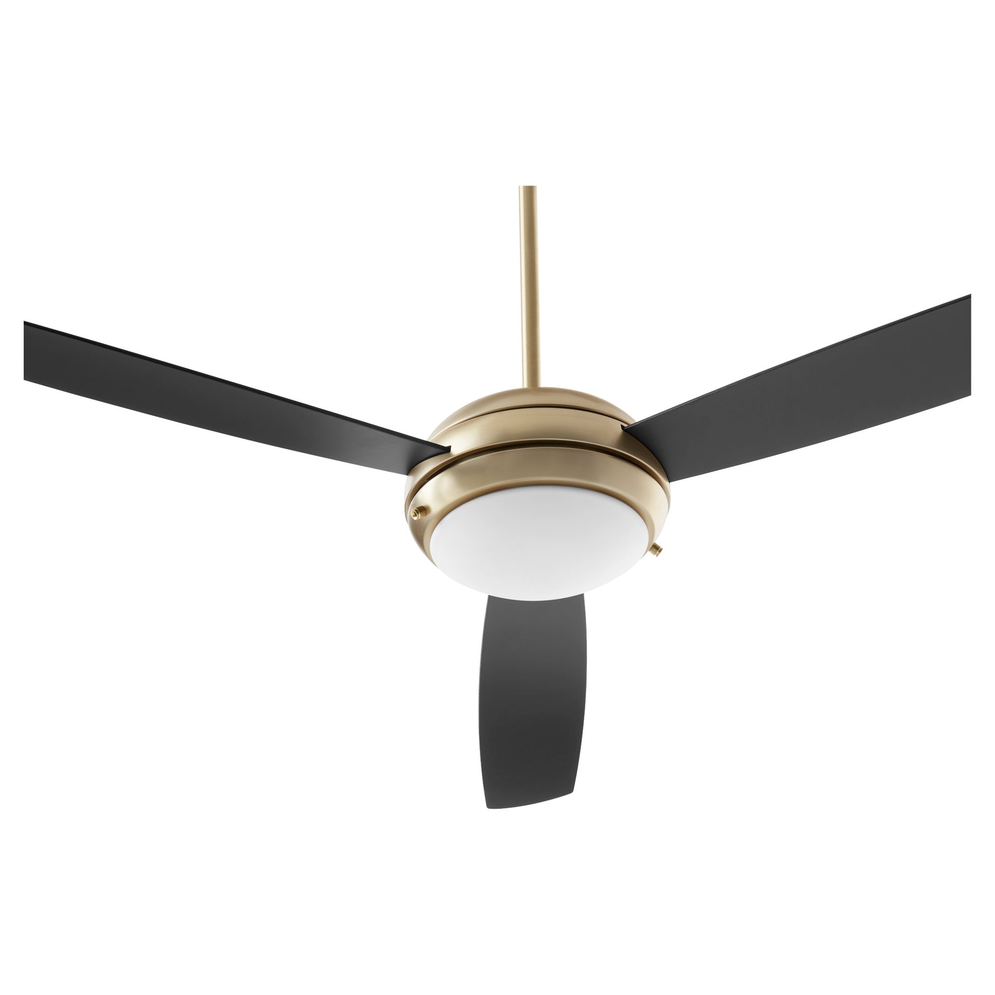 Image 3 Quorum International Expo 60" 3 Blade Aged Brass LED Ceiling Fan more views