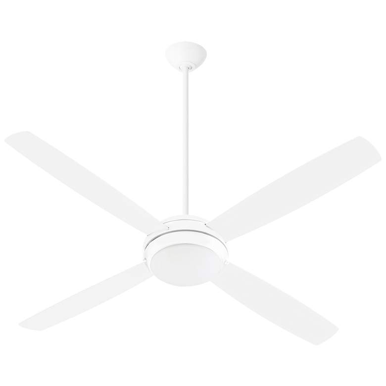 Image 1 Quorum International Expo 60" 4 Blade Studio White LED Ceiling Fan
