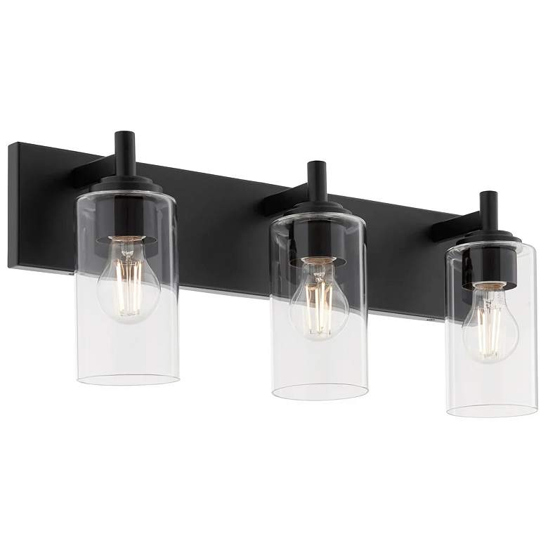 Image 2 Quorum International Fallstaff 3LT Matte Black Vanity Light more views