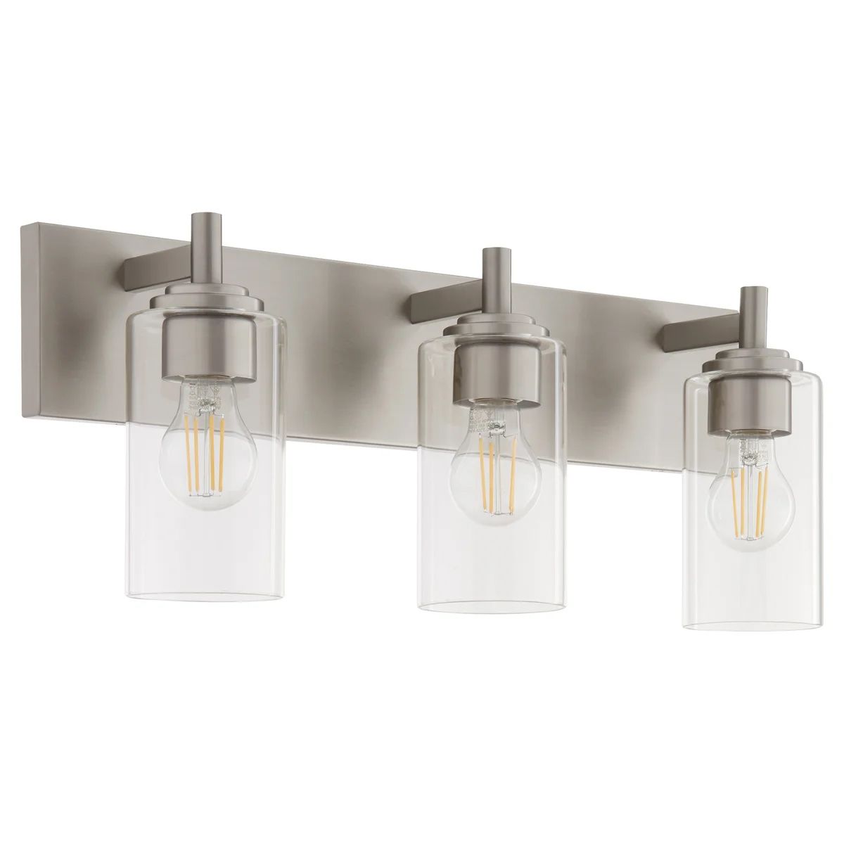 Image 2 Quorum International Fallstaff 3LT Satin Nickel Vanity Light more views