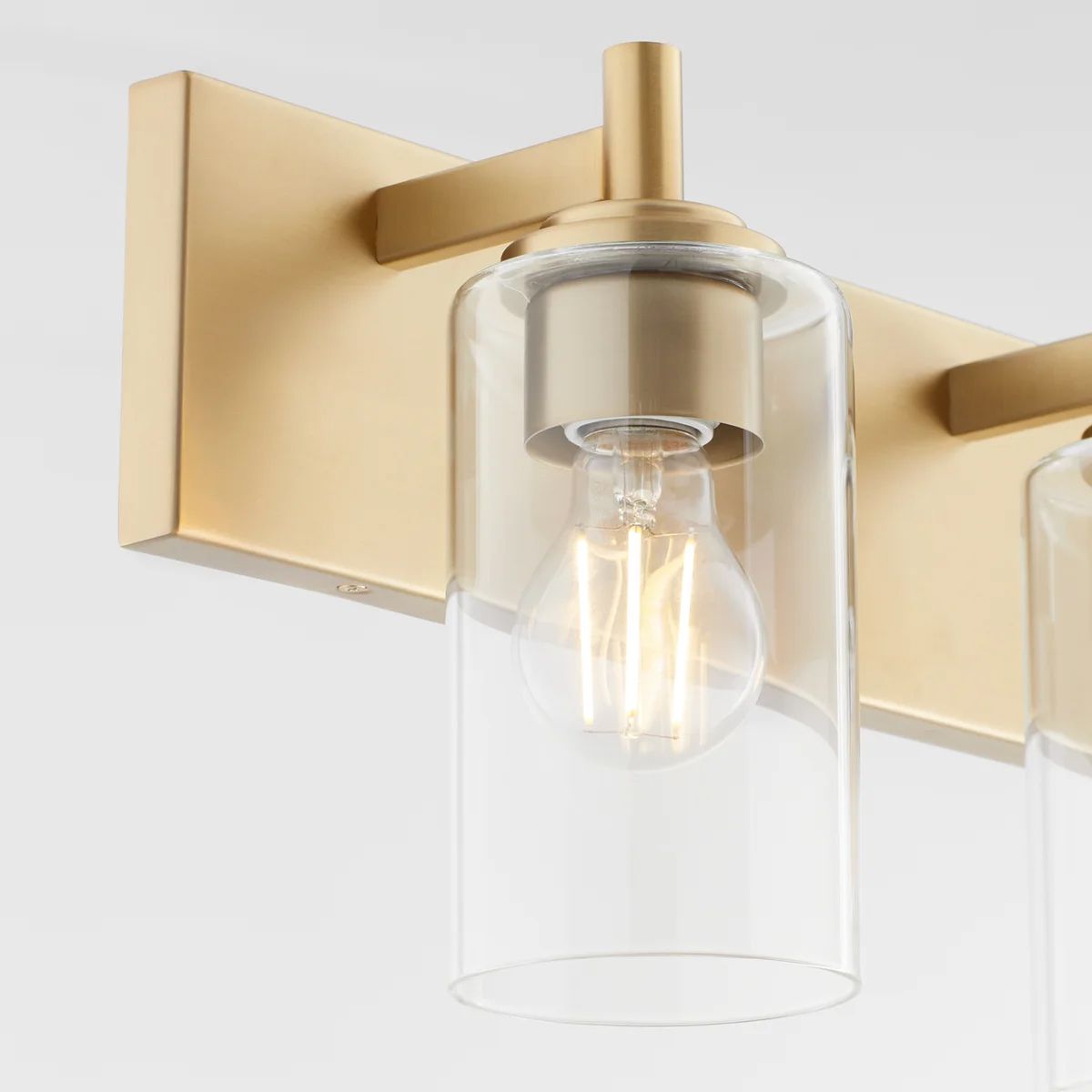 Image 3 Quorum International Fallstaff 4LT Aged Brass Vanity Light more views