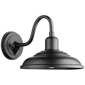 Image1 of Quorum International Farmhouse 11" 1LT Black Outdoor Wall Light