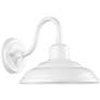 Quorum International Farmhouse 11" 1LT White Outdoor Wall Light