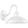 Quorum International Farmhouse 11" 1LT White Outdoor Wall Light