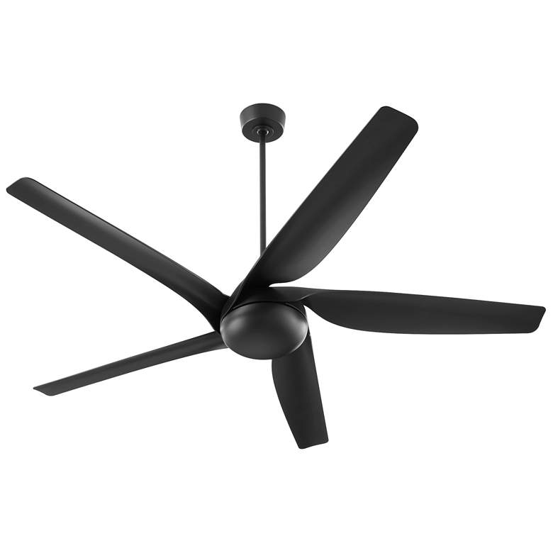Image 1 Quorum International Fury 65" 5 Blade Matte Black Ceiling Fan