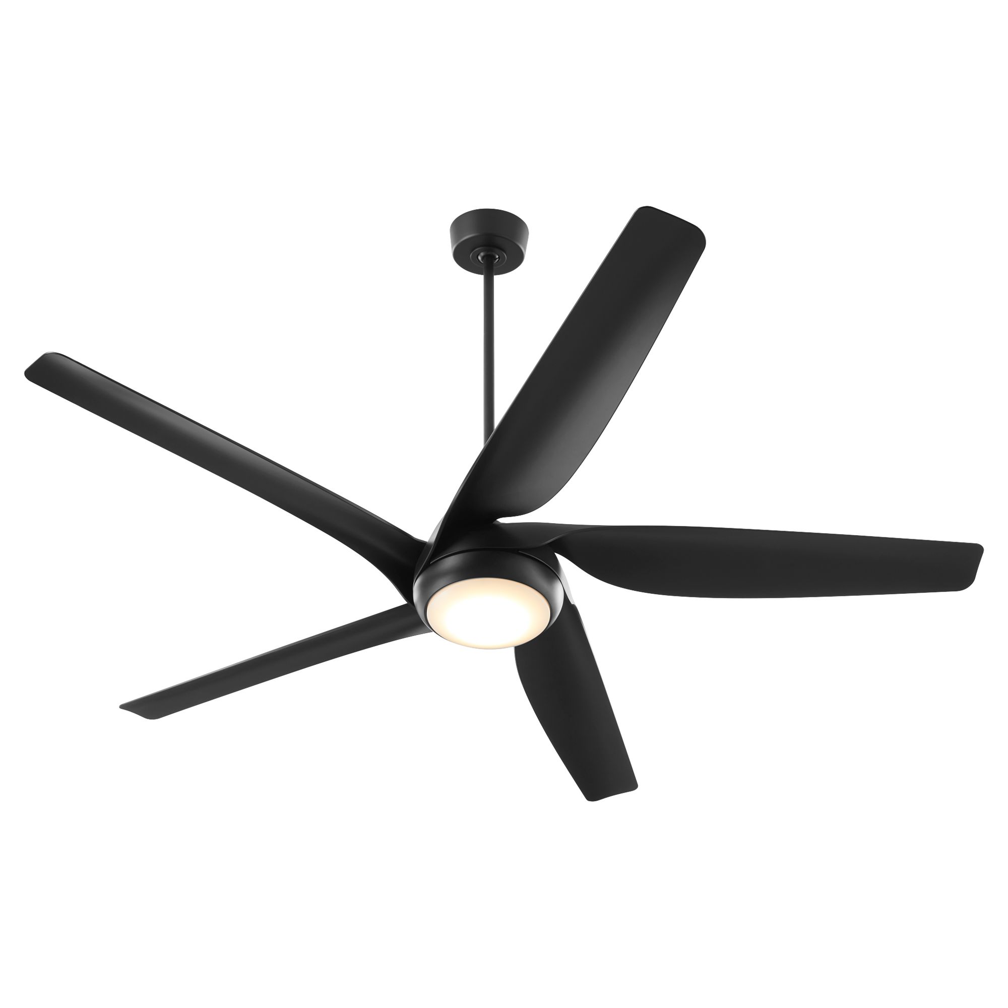 Image 4 Quorum International Fury 65" 5 Blade Matte Black Ceiling Fan more views