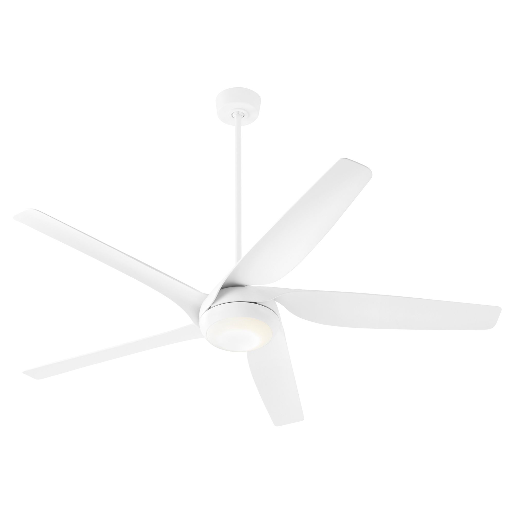 Thumbnail2 of Quorum International Fury 65" 5 Blade Studio White Ceiling Fan more views
