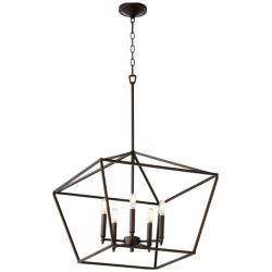 Quorum International Gabriel 5LT Oiled Bronze Nook