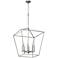 Quorum International Gabriel 8LT Classic Nickel Entry Pendant