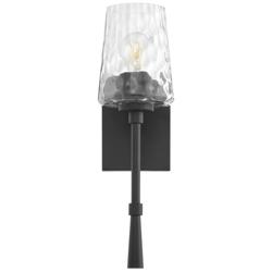 Quorum International Goodwin 1LT Matte Black Tall Wall Mount