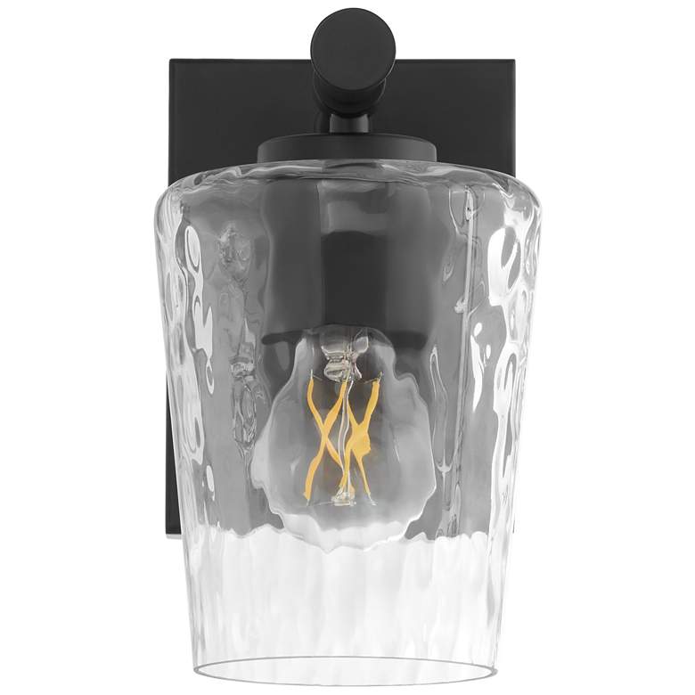 Image 1 Quorum International Goodwin 1LT Matte Black Wall Mount