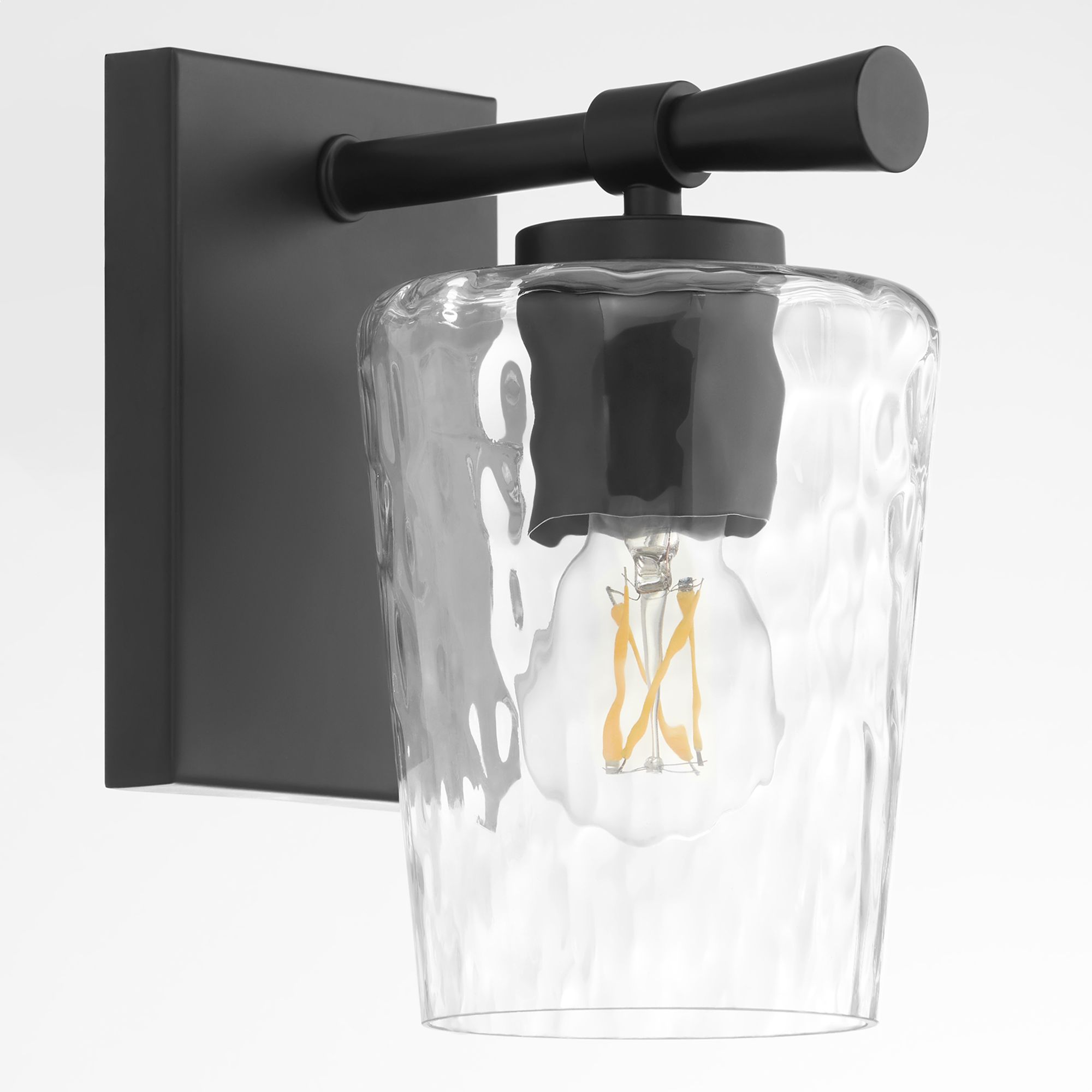 Image 3 Quorum International Goodwin 1LT Matte Black Wall Mount more views