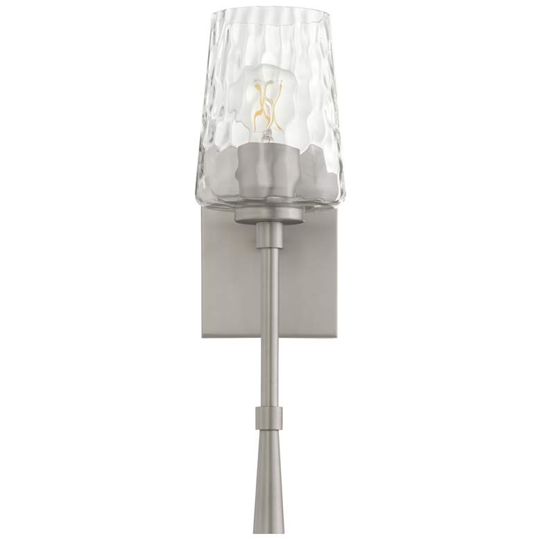 Image 1 Quorum International Goodwin 1LT Satin Nickel Tall Wall Mount
