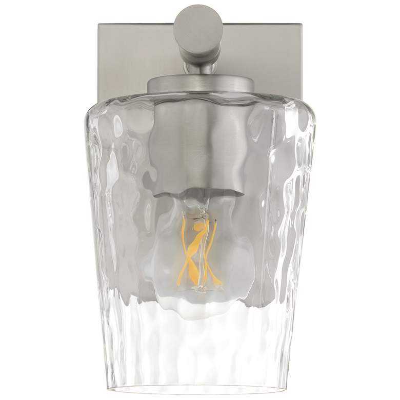 Image 1 Quorum International Goodwin 1LT Satin Nickel Wall Mount