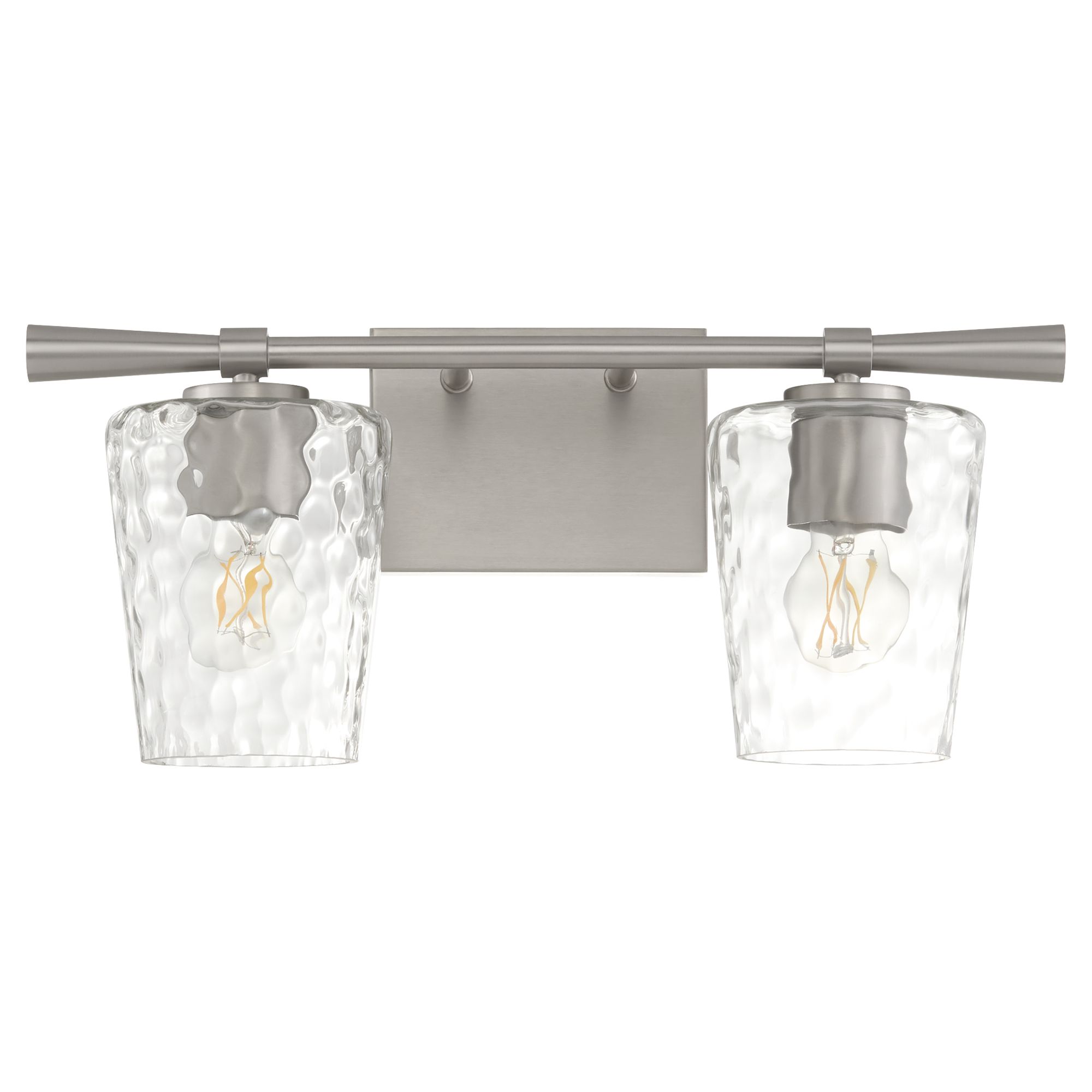 Image 2 Quorum International Goodwin 2LT Satin Nickel Vanity Light more views