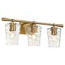 2_Quorum International Goodwin 3LT Aged Brass Vanity Light more views