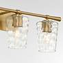 3_Quorum International Goodwin 3LT Aged Brass Vanity Light more views