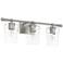 Quorum International Goodwin 3LT Satin Nickel Vanity Light