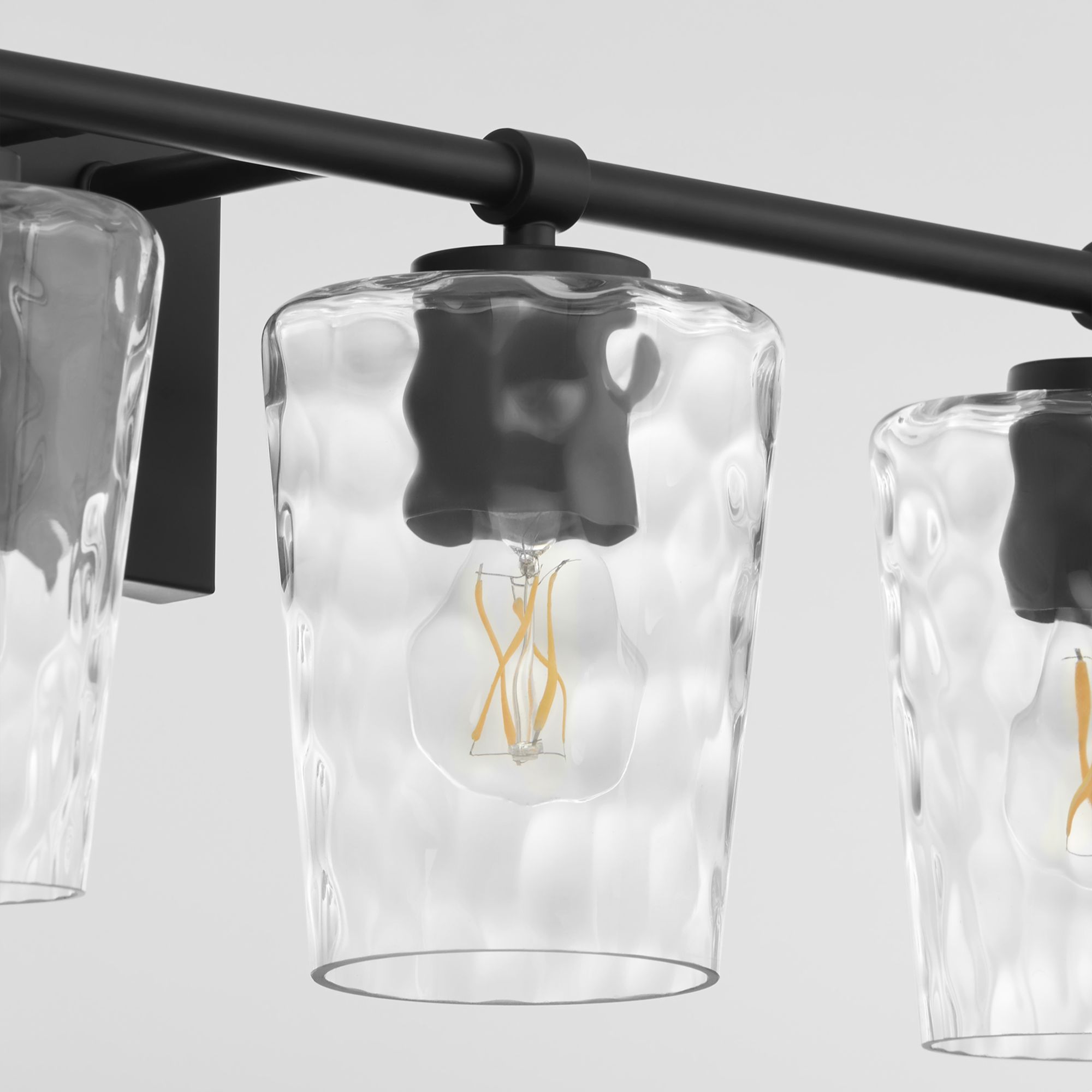 Image 4 Quorum International Goodwin 4LT Matte Black Vanity Light more views