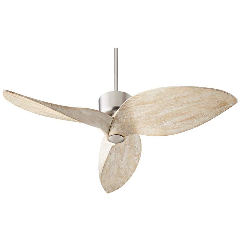 Image 1 Quorum International Hawkeye 52" 3 Blade Satin Nickel Ceiling Fan