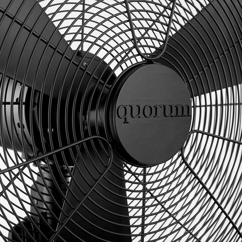 Image 4 Quorum International Impulse 20" Matte Black Wall Fan more views