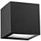 Quorum International Ion 1LT Black LED Outdoor Wall Light