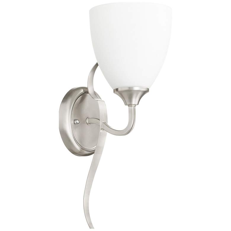 Image 1 Quorum International Jardin 1LT Satin Nickel Wall Mount