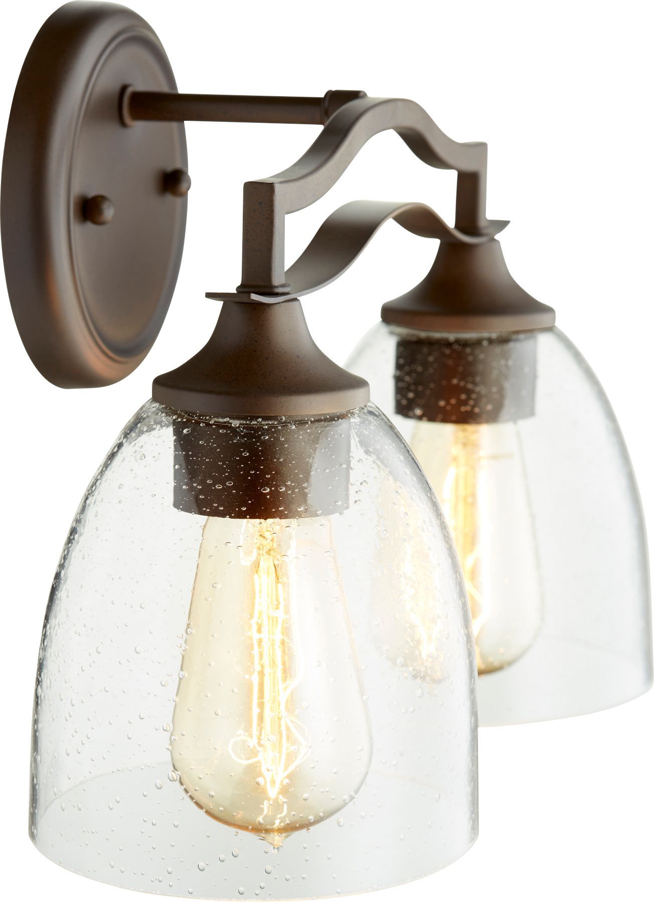 Image 2 Quorum International Jardin 2LT Oiled Bronze Vanity Light more views