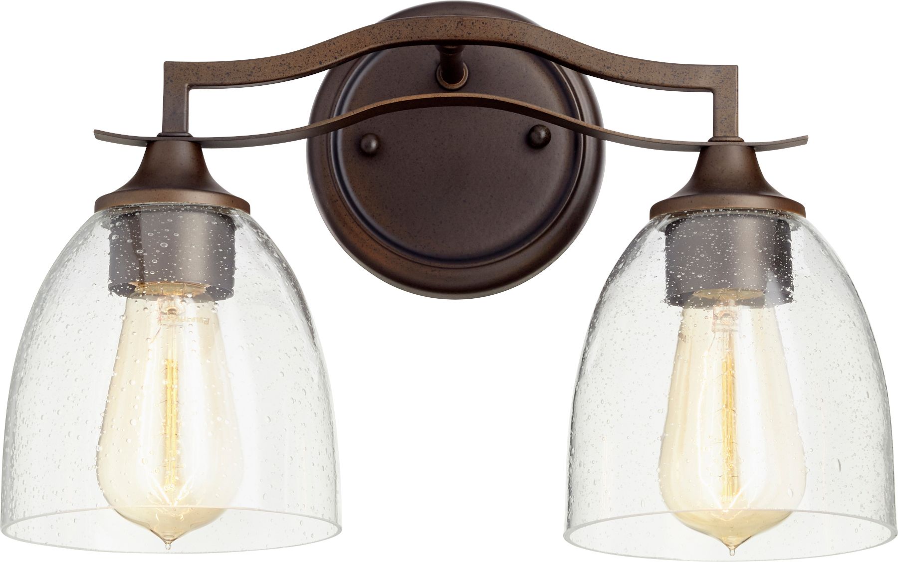 Image 3 Quorum International Jardin 2LT Oiled Bronze Vanity Light more views