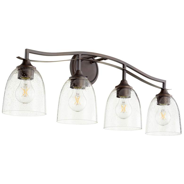 Image 1 Quorum International Jardin 4LT Oiled Bronze Vanity Light