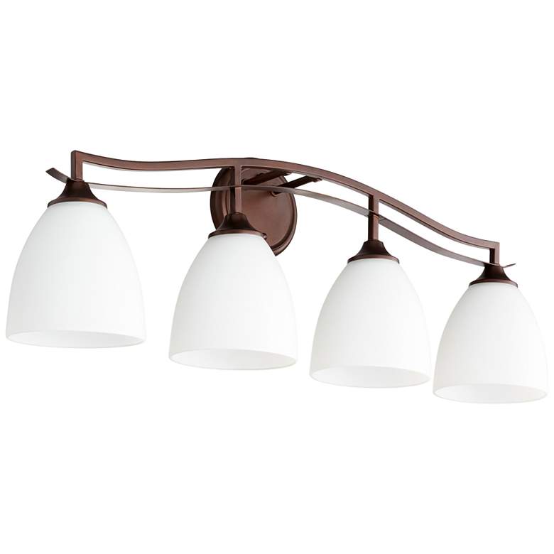 Image 1 Quorum International Jardin 4LT Oiled Bronze Vanity Light